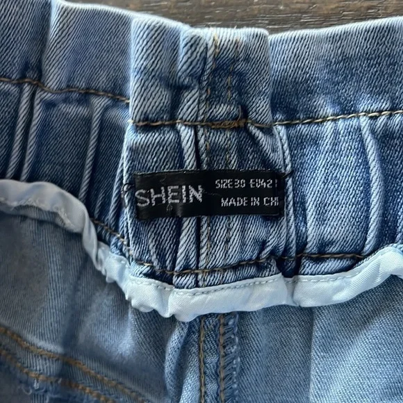 High Waisted Jean Shorts - Size 30 - Picture 2 of 7